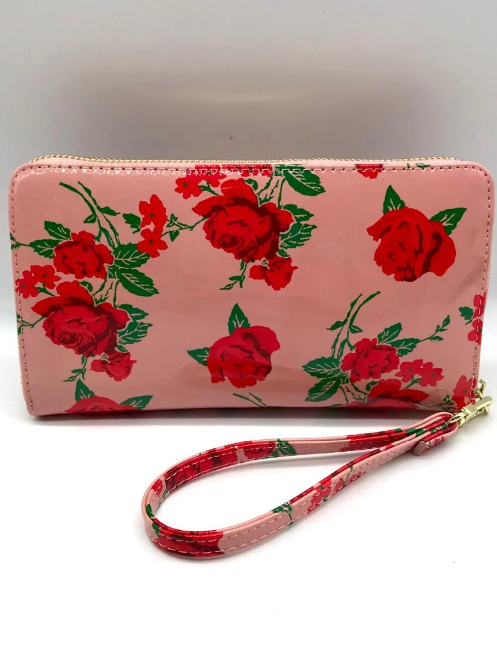 Betsey Johnson Blush Pink Floral Clutch